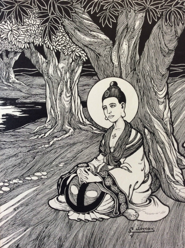 bouddhisme_bouddha_gaudama_paroles_merveilleuses_gravure_sur_zinc_joyeux_1922
