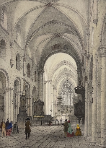 collegiale_romane_saint-hildevert_de_gournay-en-bray_seine-maritime_lithographie_1850