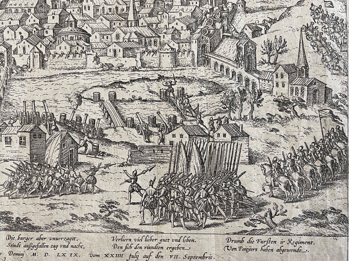 siege_poitiers_1569_guerre_protestant_catholique_frans_hogenberg_vers_1580_xvie