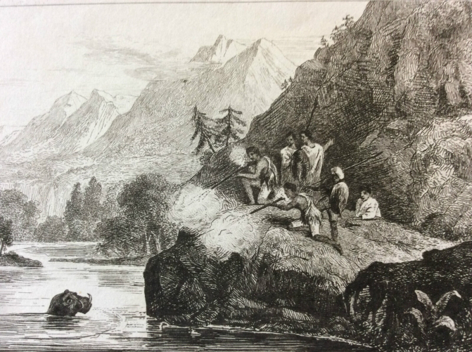 abyssinie_abyssinien_ethiopie_erythree_soudan_chasse_hippopotame_gravure_xix_e