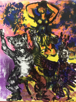 walter_spitzer_lithograhie_originale_les_conquerants_a__malraux