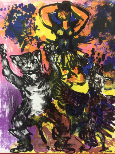 walter_spitzer_lithograhie_originale_les_conquerants_a__malraux