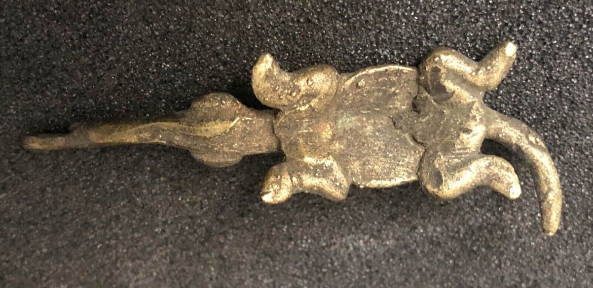 crocodile_ghana__ashanti__l_7,4_cm_,bronze_26_grammes__poids_afrique_akan_