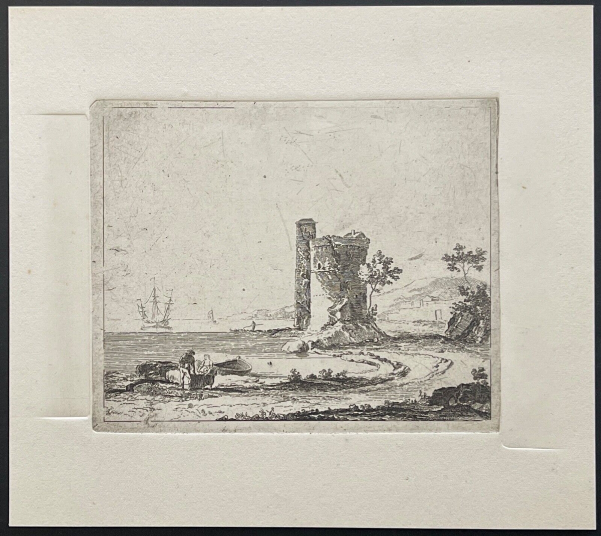 bartolomeo_pinelli_1781-1835_ruine_bord_de_mer_1813_italie_vers_1813_attribuee