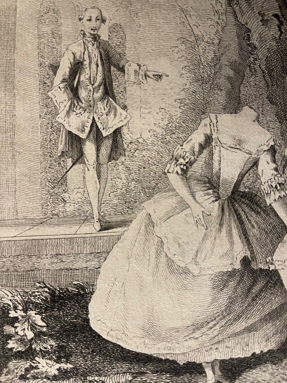 antoine_watteau_1684-1721_graveur_aveline_la_bonne_femme_oeuvre_rare_misogyne
