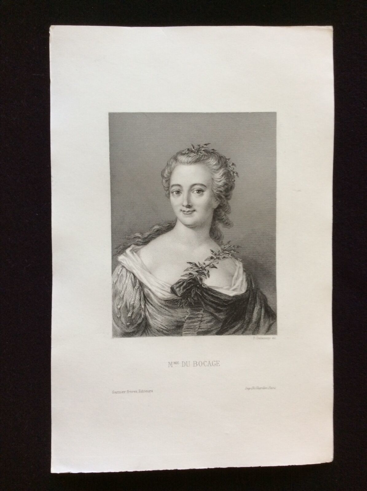 BOCCAGE (Anne-Marie Le Page, dite FIQUET DU). - Lot 202 - enchères