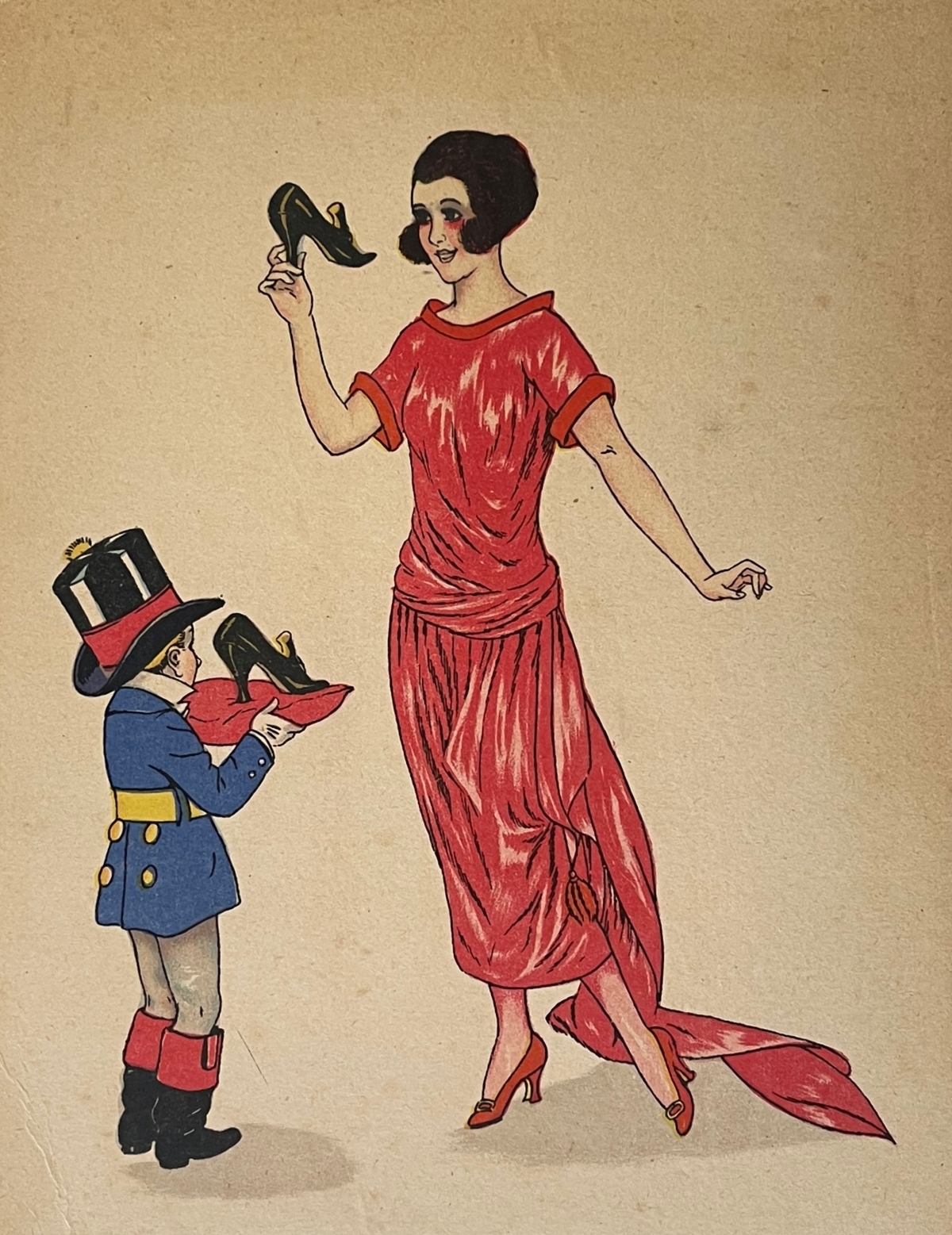 chaussures_a_talons_aquarelle_anonyme_femme_et_enfant_vers_1920_france_chaussure