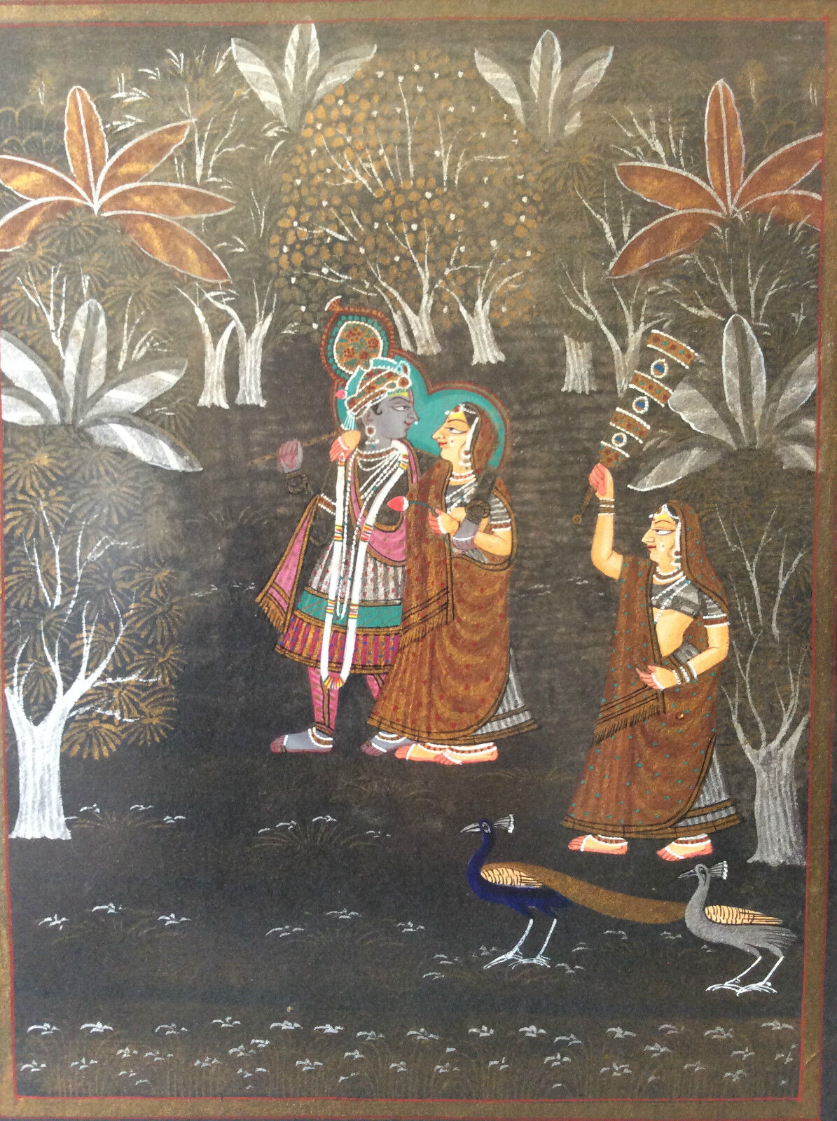 peinture_inspiration_qajar,_kadjar,_superbe_anonyme__2eme_moitie_xx_eme