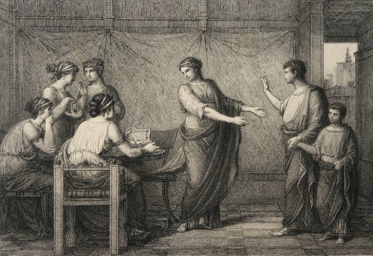 interieur_a_rome_jean-baptiste_danguin_1823-1894_tres_rare_artiste_de_lyon