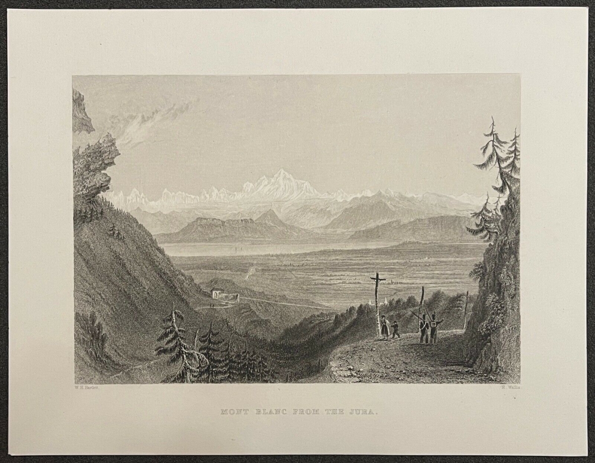 mont_blanc_coté_jura_haute_savoie_lithographie_vers_1835_france_suisse