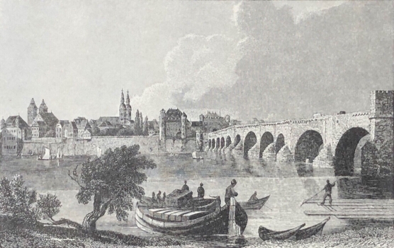 coblence_koblenz_le_pont_de_baudouin_allemagne_photogravure