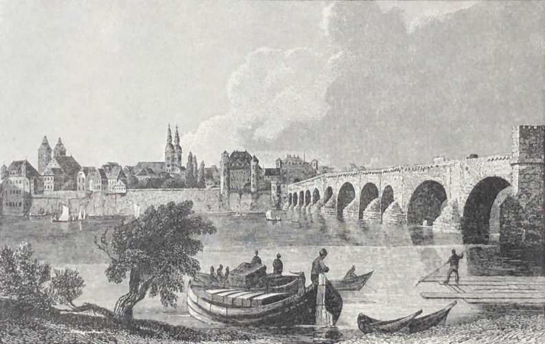 coblence_koblenz_le_pont_de_baudouin_allemagne_photogravure