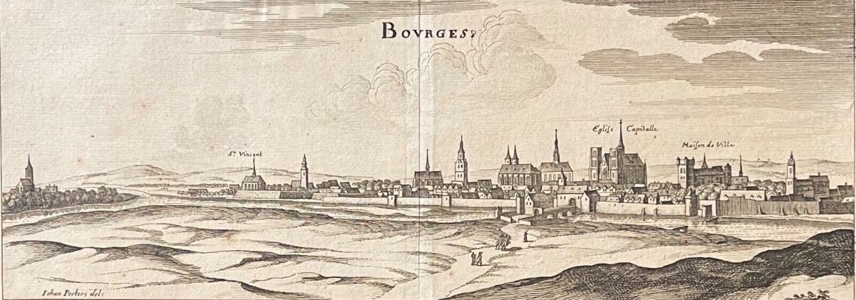 bourges_en_1657_dapres_jan_peeters_1624-1678_gravure_xviie_france