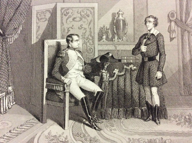 napoleon_bonaparte_a_schonbrunn_autriche_estampe_gravee_de_guerin_1847_france