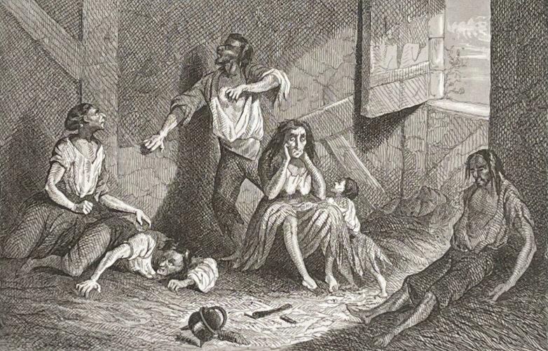 irlande_la_famine_1845-1852_gravure_de_par_t__guerin_1847_mildiou
