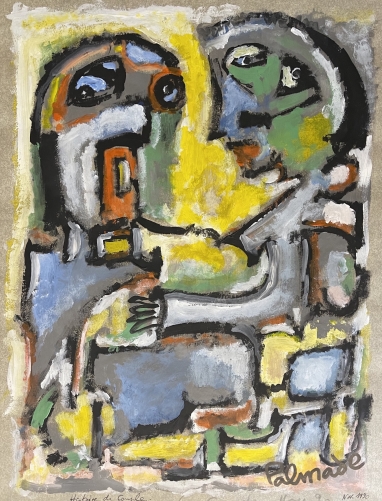 histoire_de_couple_acrylique_sur_calque_1990_expressionisme