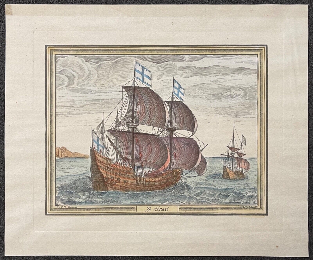 frans_huys_1522_-1562_le_depart_tirage_xixe_caravelle_bateaux_marine_marin