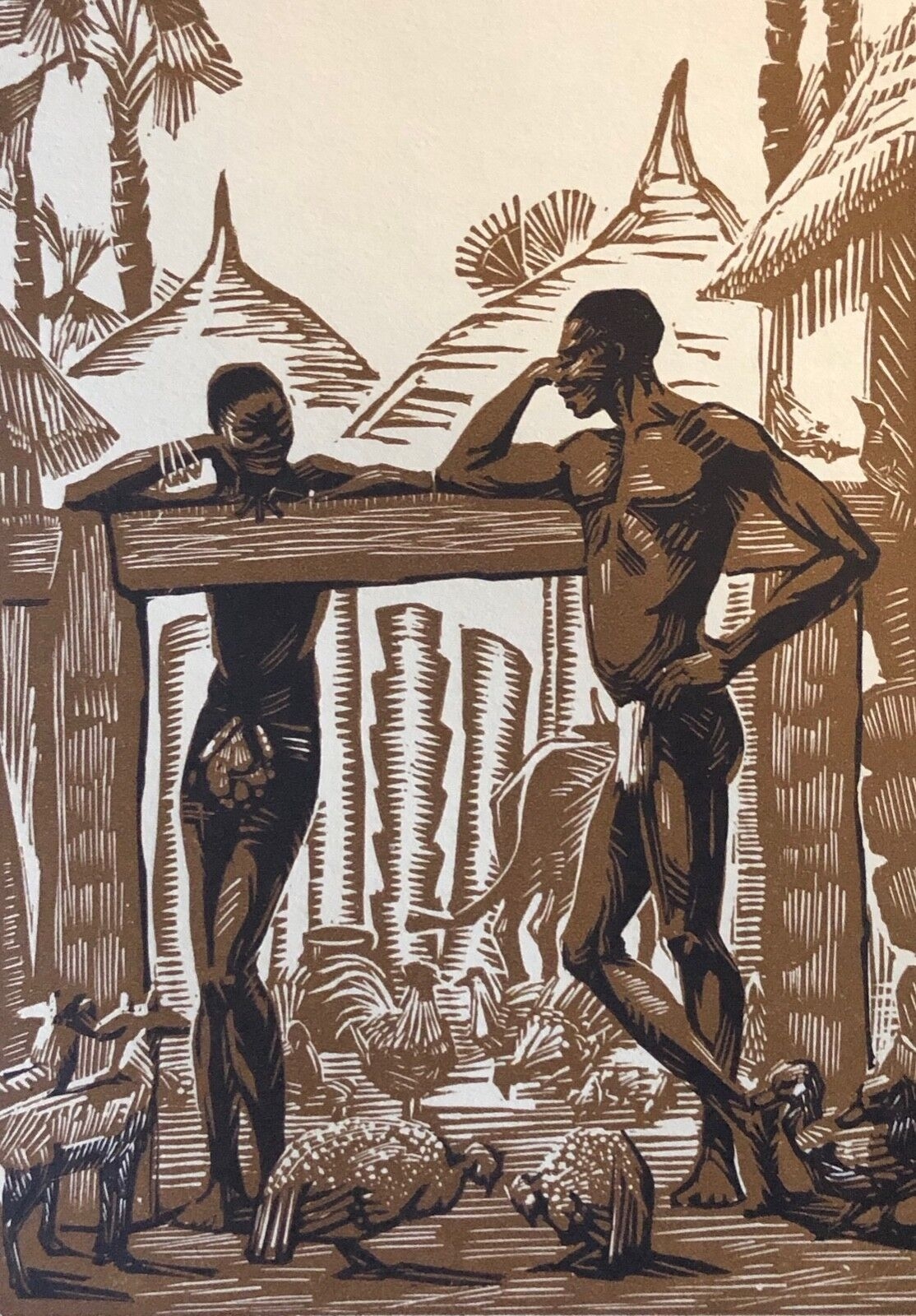 afrique_germaine_balthazar-bernard_1883-1977_xylographie_1931_idylle_a_o_f