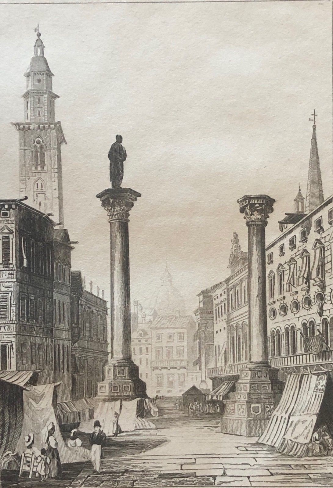 vicence_vicenza_gravure_de_lemaitre_vers_1850_italie_italia__