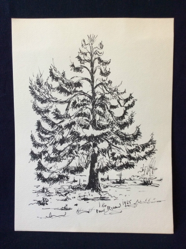 paul_ricard_provence_lithographie_louis_dechaume_signee_datee_de_1965
