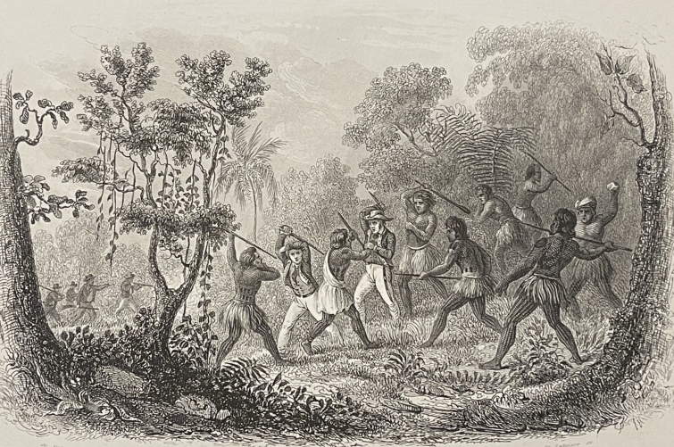 polynesie_francaise__attaque_des_naturels_des_iles_gambier,_1857__rouargue_xixe_