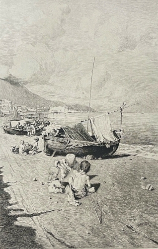 italie_baie_de_naples_pointe_seche_baldomero_galofre_gaucherel_c_1880_enfant