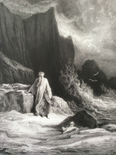 gustave_dore_gravure_les_idylles_du_roi_alfred_tennyson_1869_roi_arthur_xix_eme