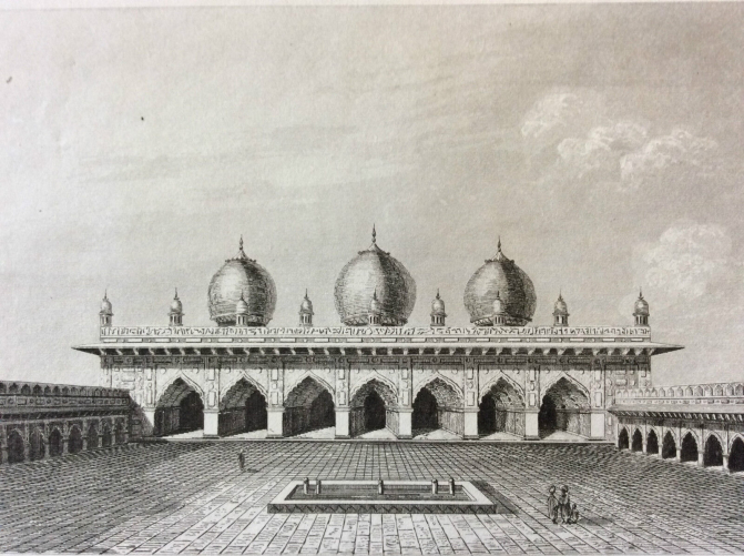 inde__moti_masjid,_mosquee_de_la_perle__aurangzeb_empire_moghol__fort_rouge_dagra_