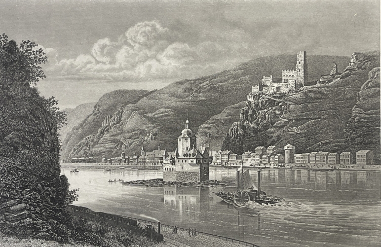 ch??teau_gutenfels_et_le_pfalz_vallee_du_rhin_gravure_c_1850_allemagne_engraving