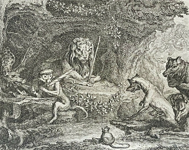 le_lion_renard_et_rat_claude_gillot_1673-1722_france_maitre_de_watteau_1719