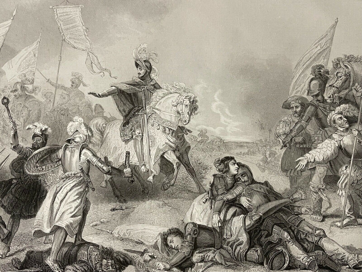 bataille_de_marignan_1515_francois_ier_italie_duché_de_milan_c_1840_france