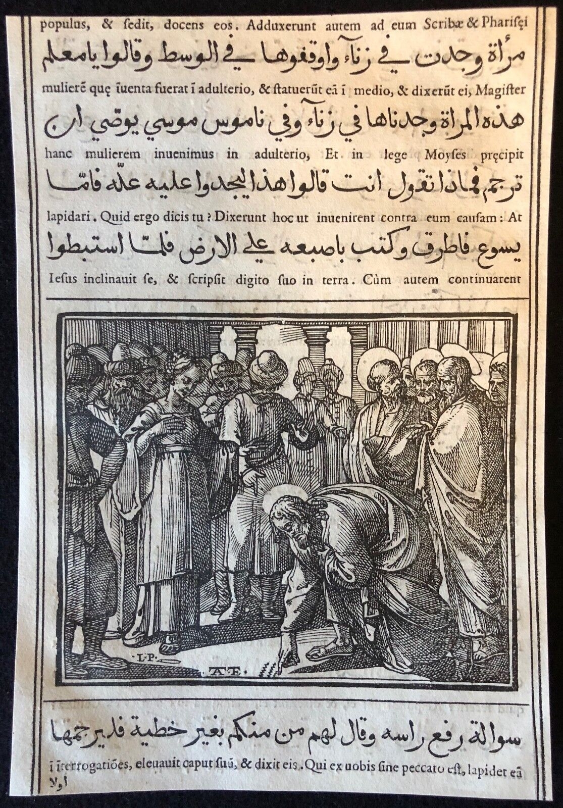 femme_adultere_evangiles_arabe_raimondi_1591_roma_tempesta_parasole_medicis