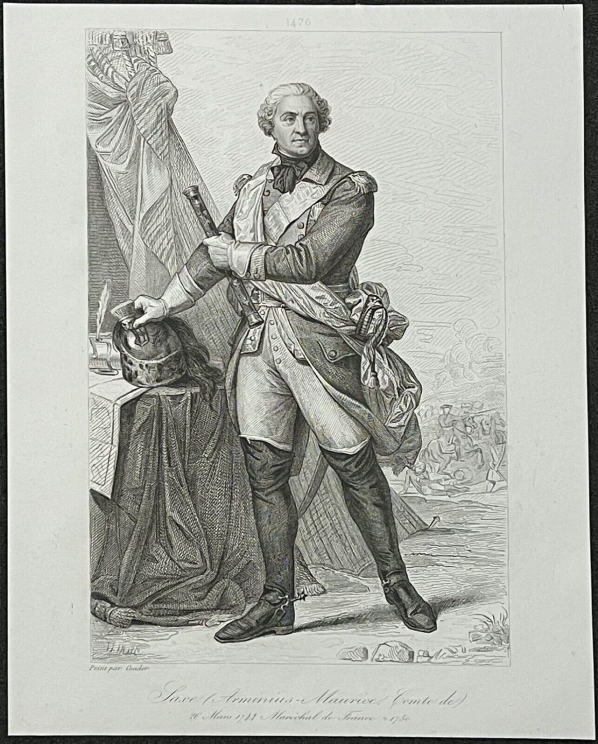 saxe_maurice_comte_raute_1696-1750_ecrivain_militaire_marechal_france_xix