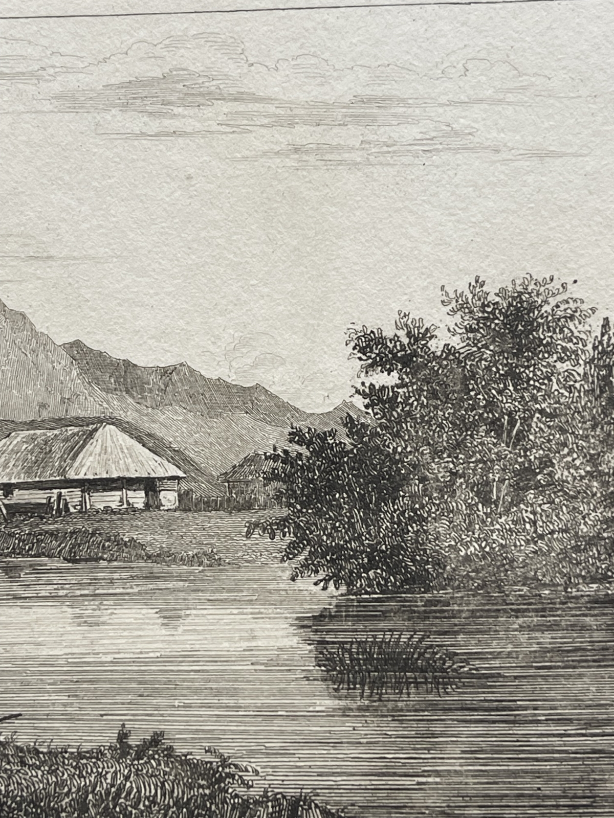 tahiti_matavai_bay_original_antique_engraving_1836_polynesie_france_pacifique