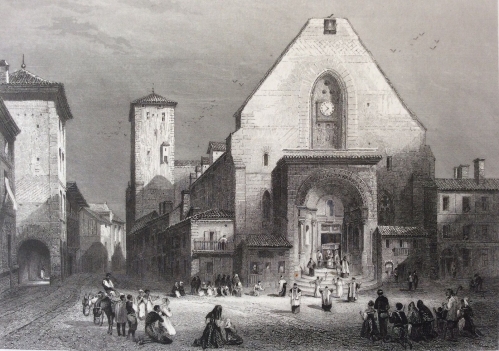 saint_sever_landes_estampe_xixe_france_par_rouargue_1853_france