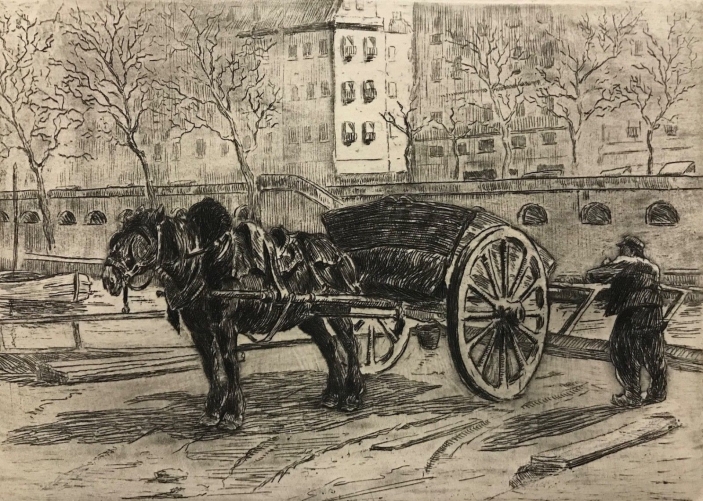 paris_la_seine_tombereau_xixe_gravure_pointe_seche_avant_la_lettre_france_cheval