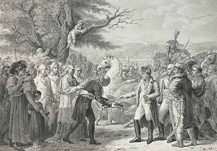 napoleon_bonaparte_recoit_les_clefs_de_vienne_autriche_empire_france_vers_1840