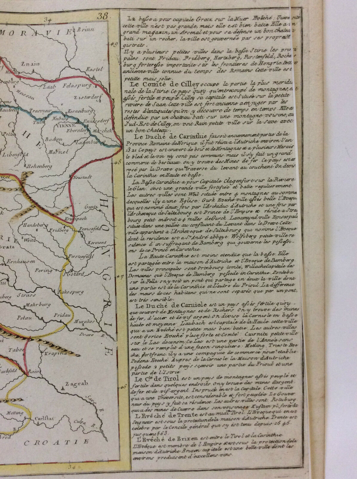 cercle_d_autriche_estampe_originale_de_1785_carinthie_osterreich