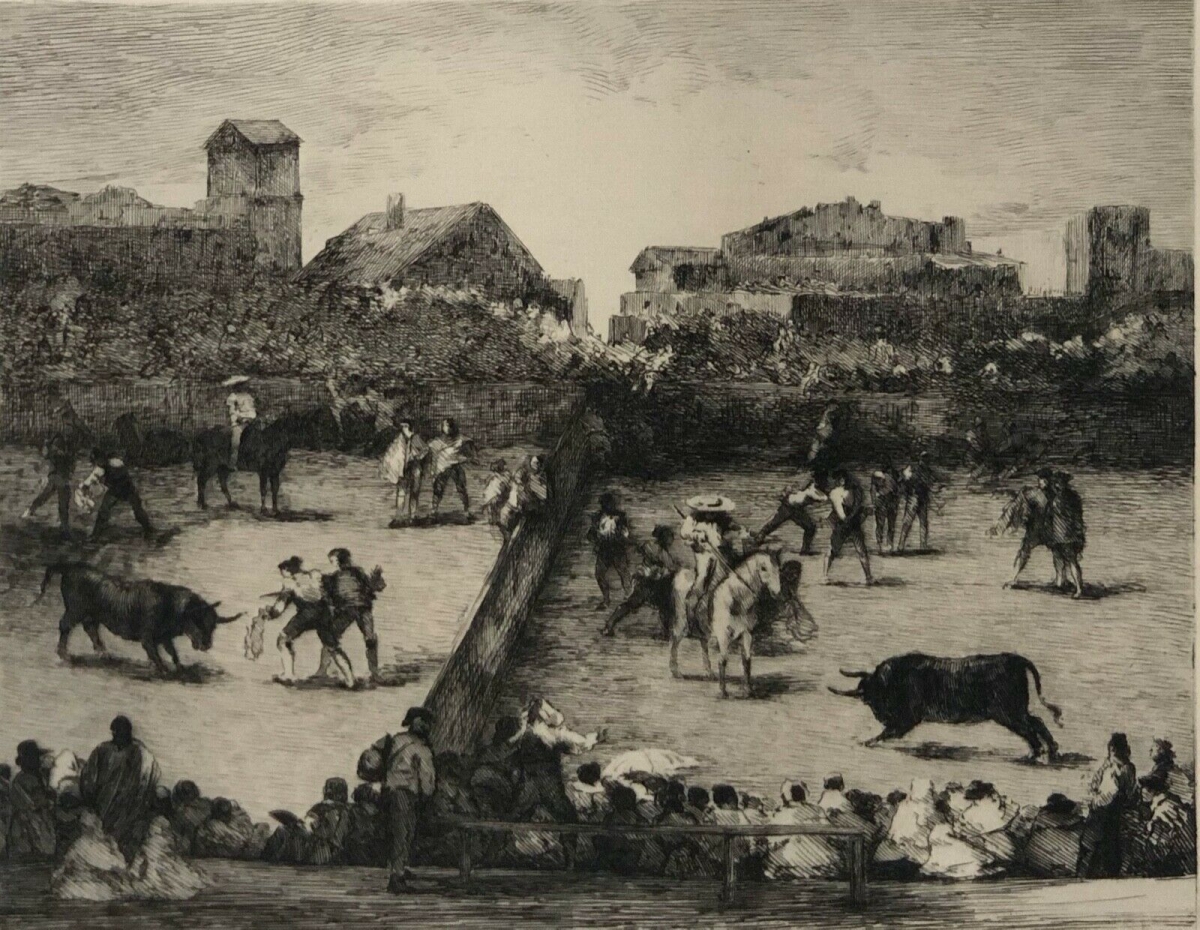 francisco_de_goya_courses_de_taureaux_tauromachie_pointe_seche_daniel_mordant