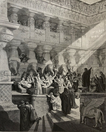 festin_de_baltassar_regent_de_babylone_gustave_dore_1874
