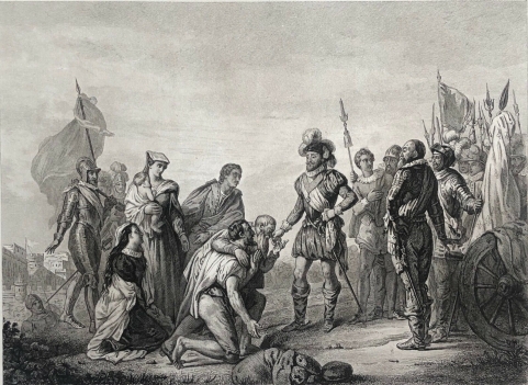 henri_iv_devant_paris_1590_gravure_dapres_rouget_vers_1845