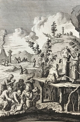 thoron_divinite_des_lapons_bernard_picart_gravee_en_1726_lapon_laponie