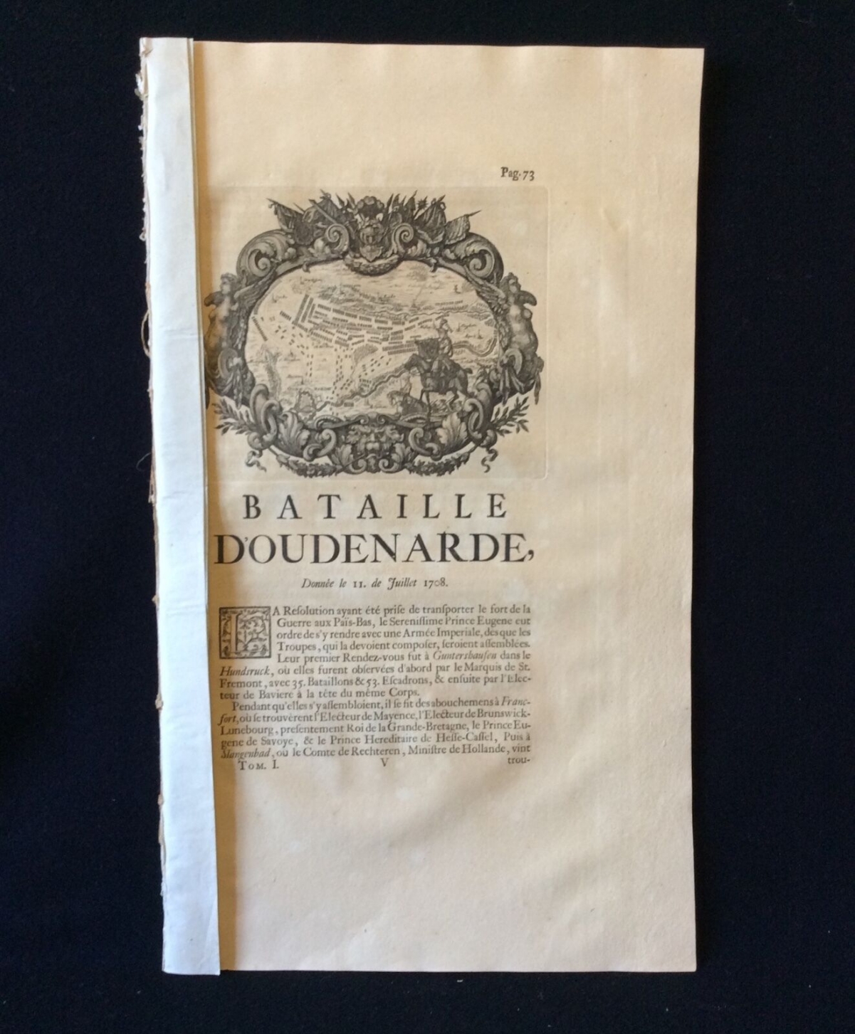 belgique_bataille_de_doudenarde_mons_gravure_et_textes