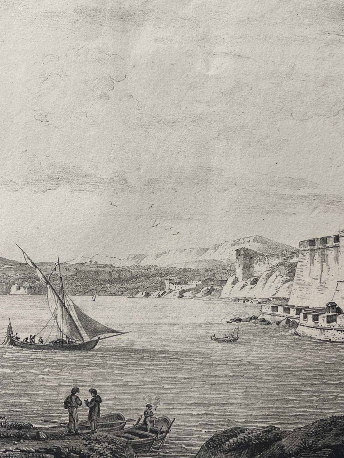 marseille_fort_saint-jean_1818_early_lithograph_constant_bourgeois_france