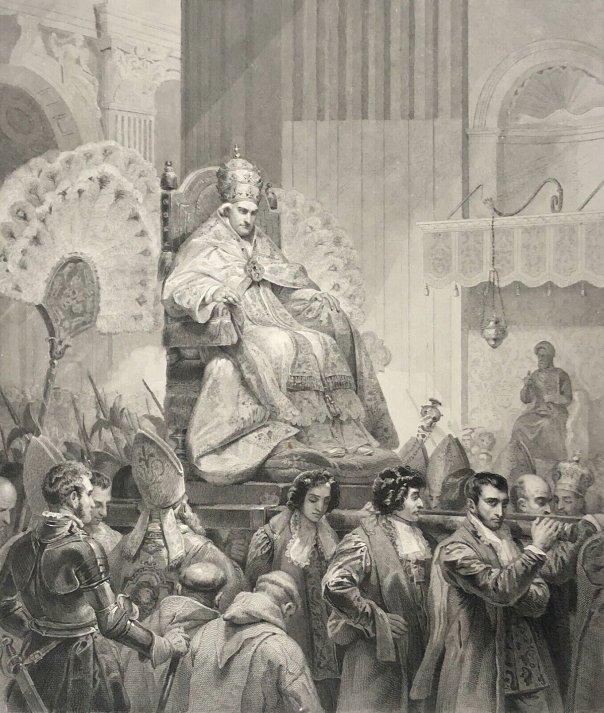 pape_pie_viii_porte_a_basilique_saint-pierre_xixe_roma_italia_vatican_vaticano