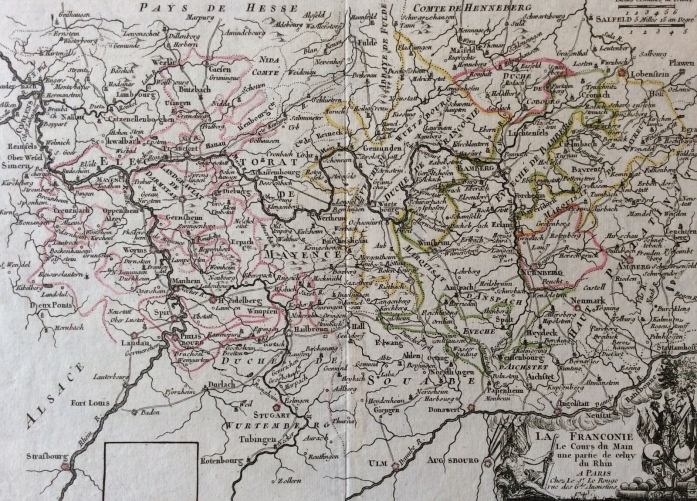 estampe_originale_franconie_rhin_le_rouge_1758_allemagne_deutschland_germany