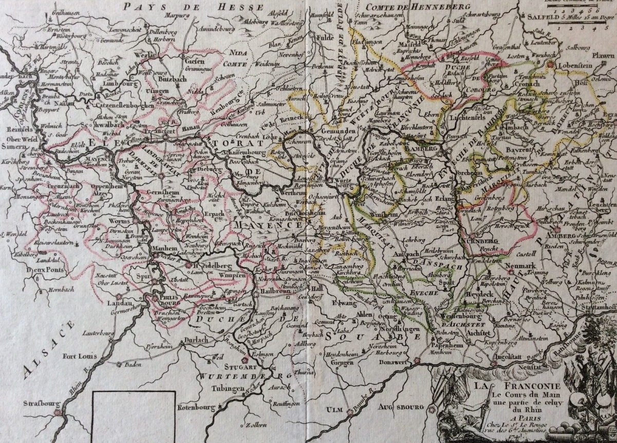 estampe_originale_franconie_rhin_le_rouge_1758_allemagne_deutschland_germany