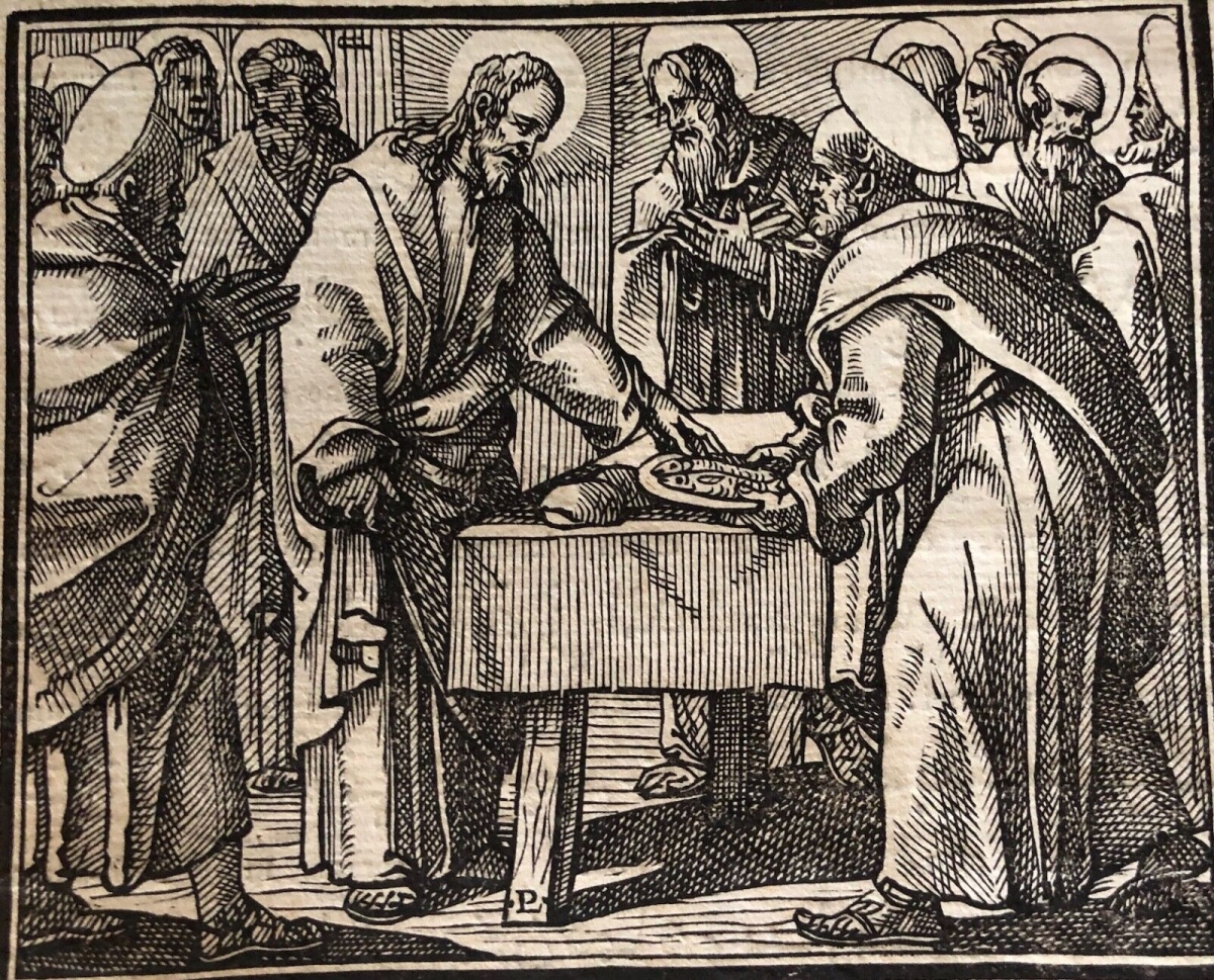 evangiles_arabe_raimondi_1591_tempesta_parasole_multiplication_des_deux_poissons