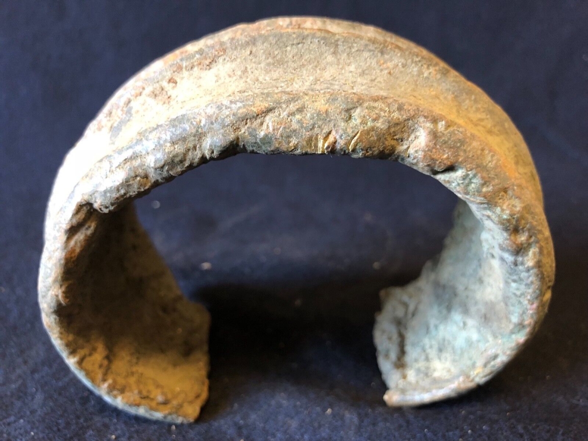 mongo_afrique_congo_belge__ancien_bracelet_monnaie_bijoux_bronze_1kg_090
