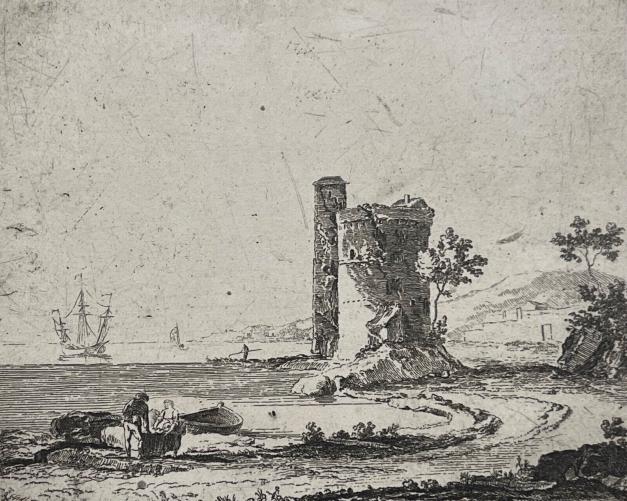 bartolomeo_pinelli_1781-1835_ruine_bord_de_mer_1813_italie_vers_1813_attribuee